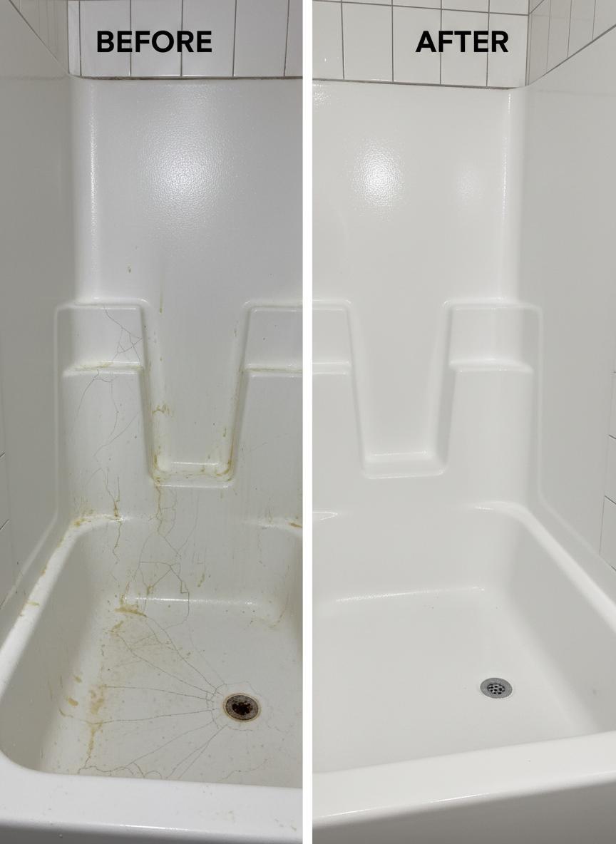 Restored bathtub