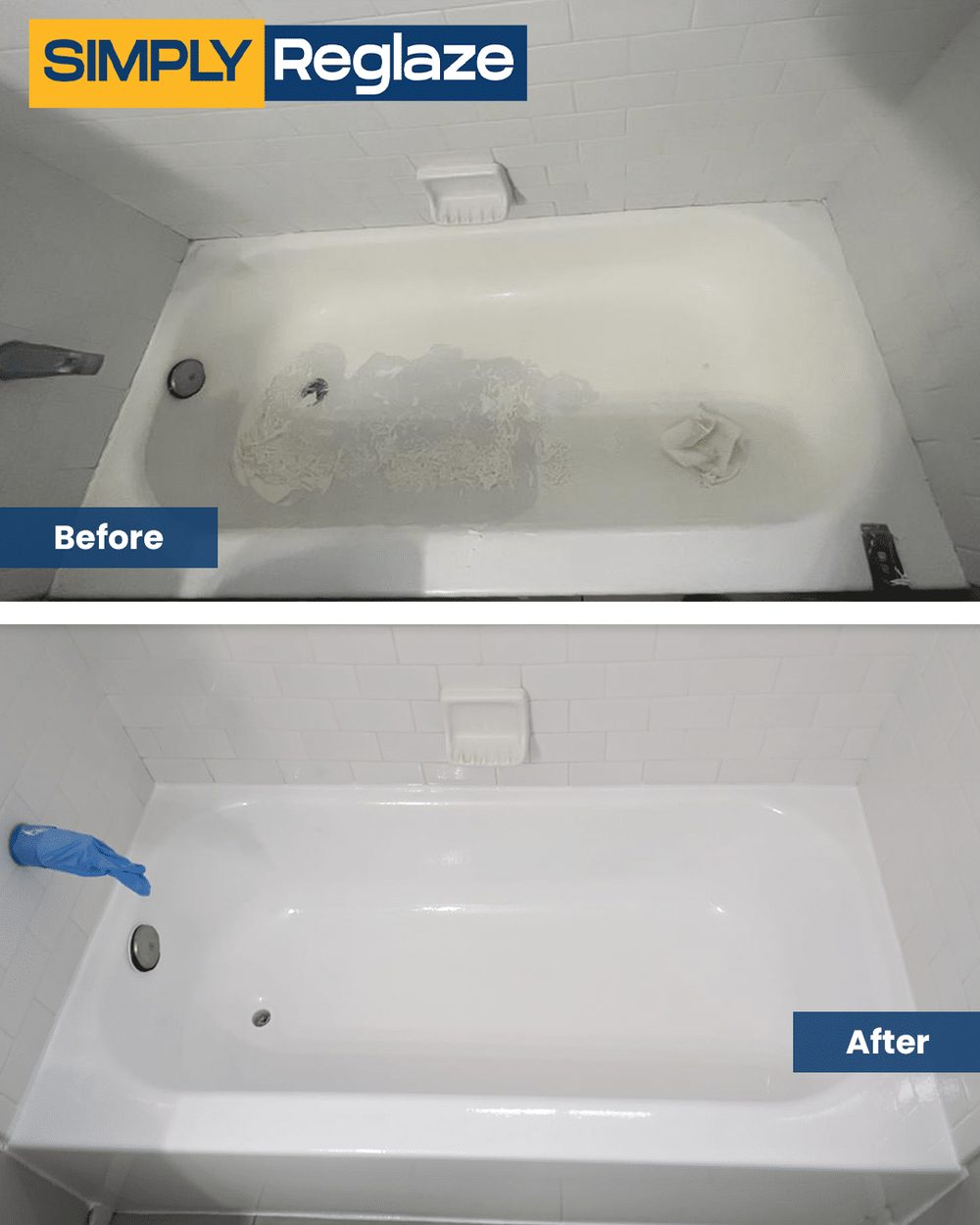 tile reglazing before and after