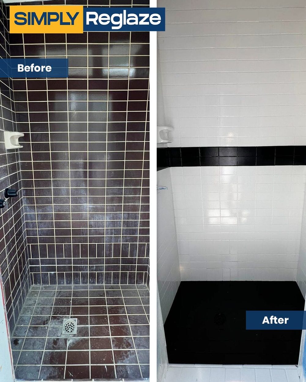 fixture reglazing before and after