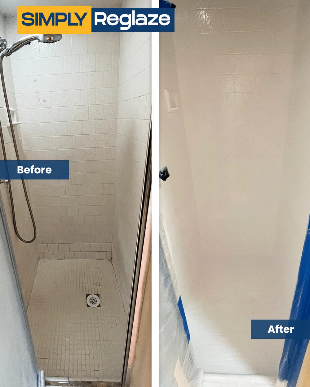 Reglazing before and after in Paramount