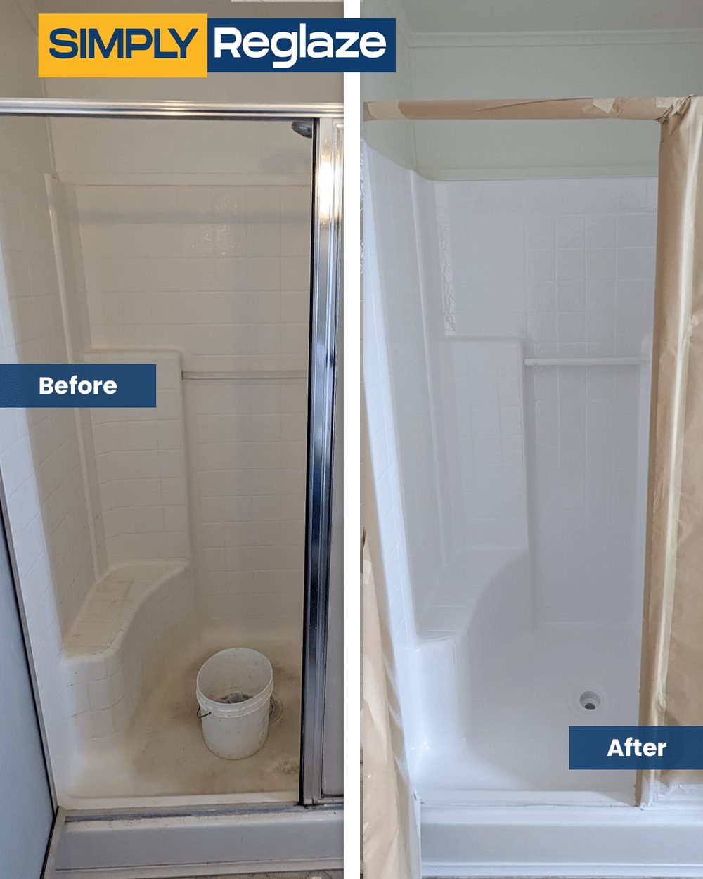 Reglazing in Diamond Bar before and after