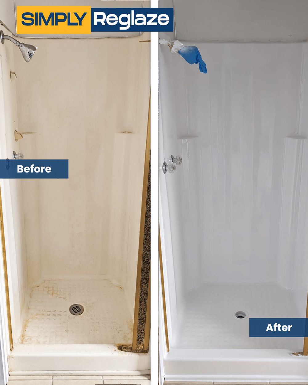Reglazing in Diamond Bar before and after