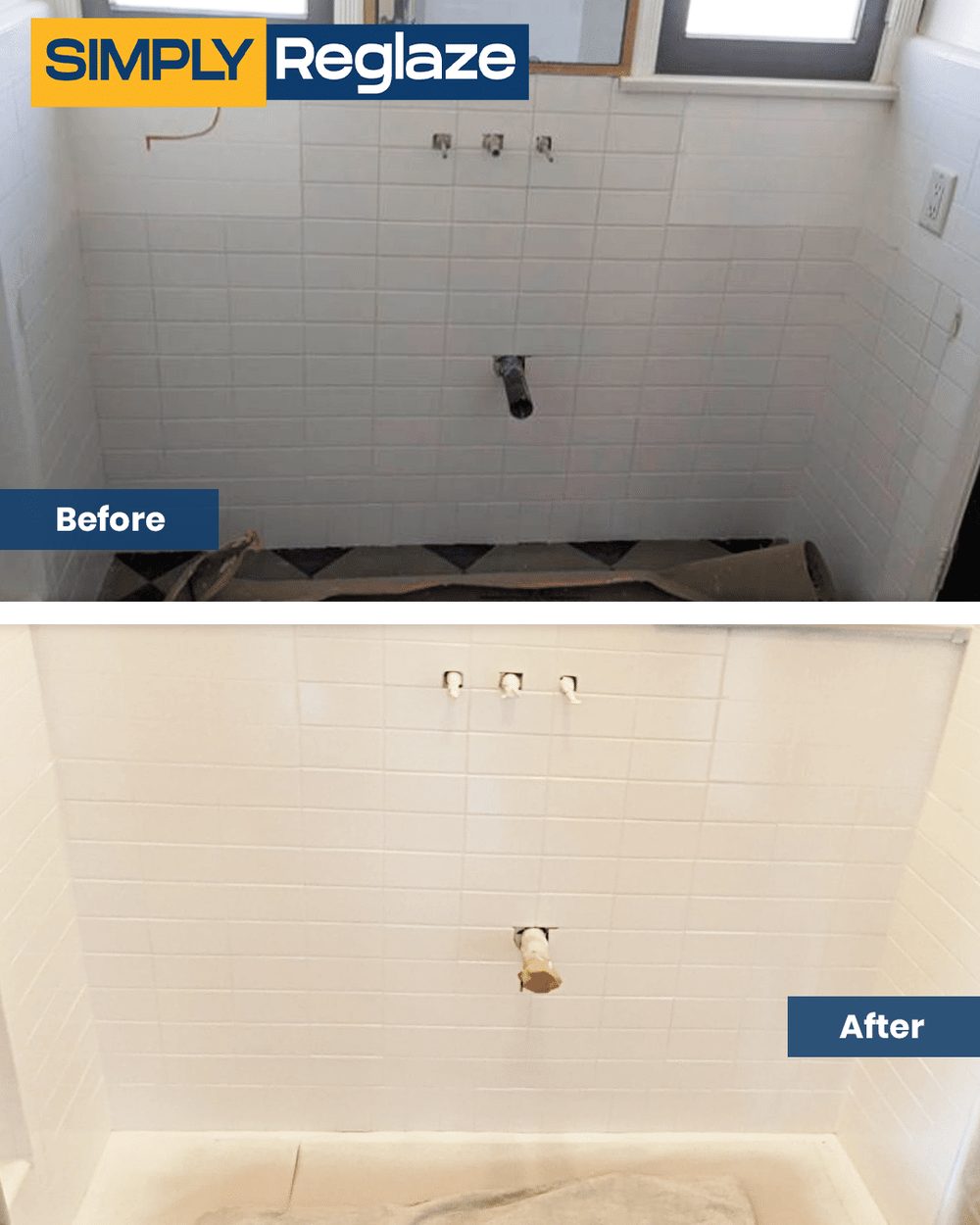 Bathtub refinishing before and after in San Francisco County